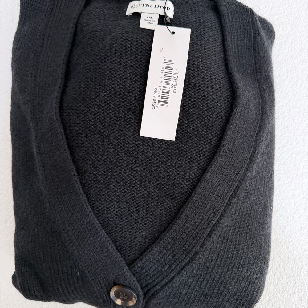 Dark Gray Cardigan Sweater